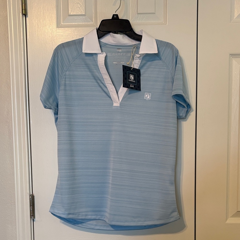 Romfh Women's Light Blue riding shirt